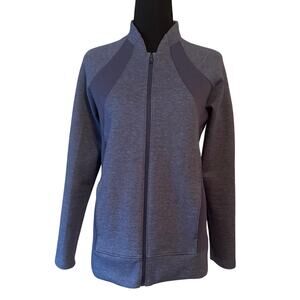 UNDER ARMOUR Blue Zip Down Top Size Small